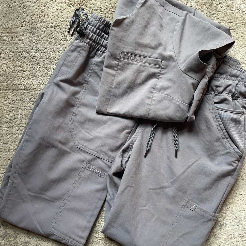 Gray Scrub Set